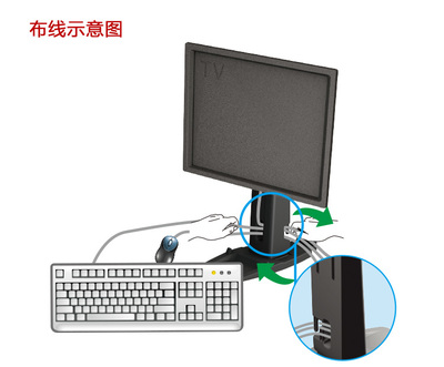 TOPSKYS HS740显示器支架 桌面空间管理的新选择